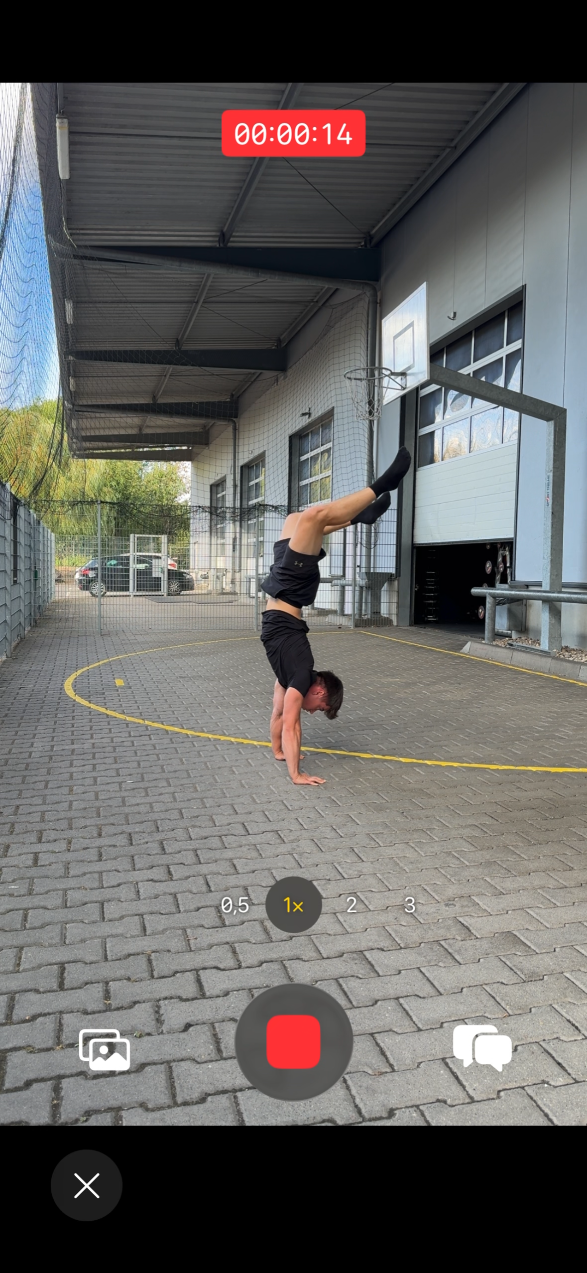 CaliCoach recording a movement attempt